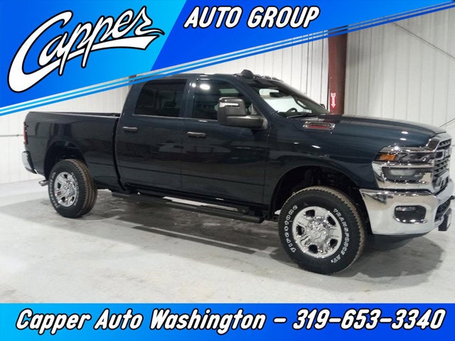 2026 RAM Ram 2500 RAM 2500 TRADESMAN CREW CAB 4X4 6'4' BOX in Forged Blue Metallic Exterior Paint — front three-quarter view